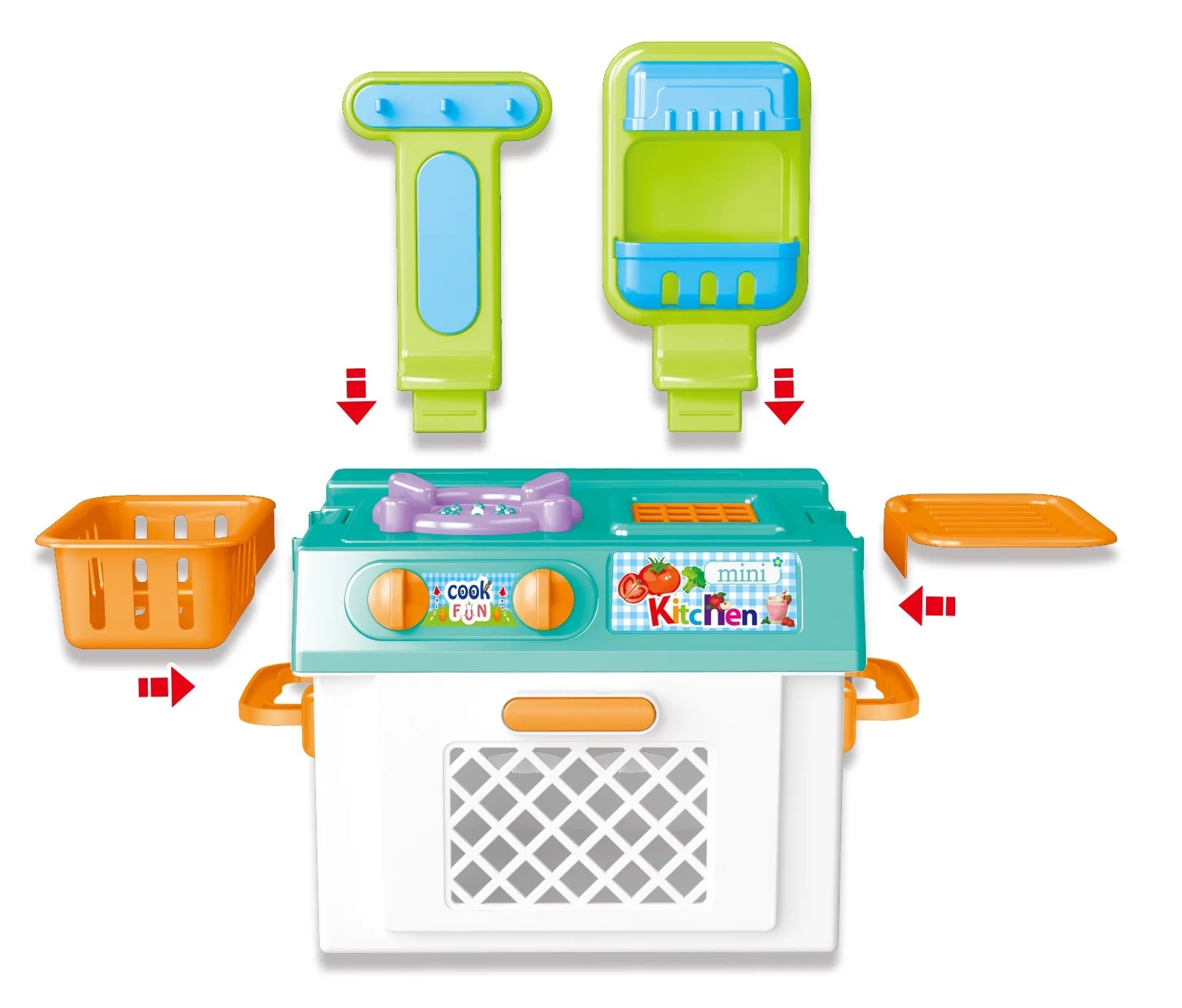 Mini Kitchen Playset With Sound And Color Changing Lights R547