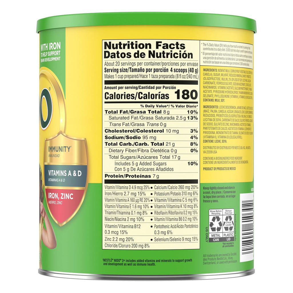 1.76 Pound Toddler Powdered Milk Beverage W72603