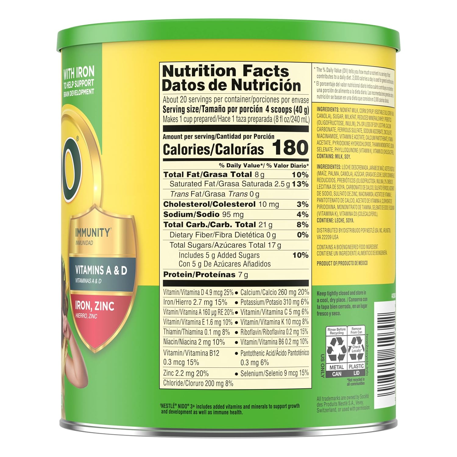1.76 Pound Toddler Powdered Milk Beverage W72603