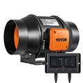 Inline Duct Fan with Temperature Humidity Controller, Quiet EC-Motor Ventilation Exhaust Fan F96333
