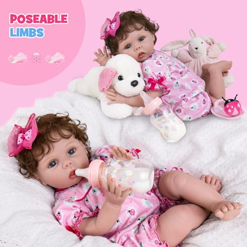 20 inch Realistic Reborn Baby Doll with Gift Box Set L136