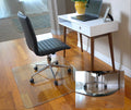 36" x 46" Clear Tempered Glass Chair Mat with Beveled Edge W10228