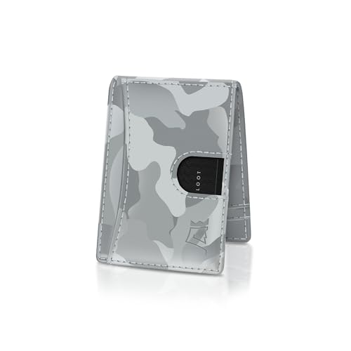 Minimalist Leather Wallet Bifold 12 Card Holder (Blue) E13913