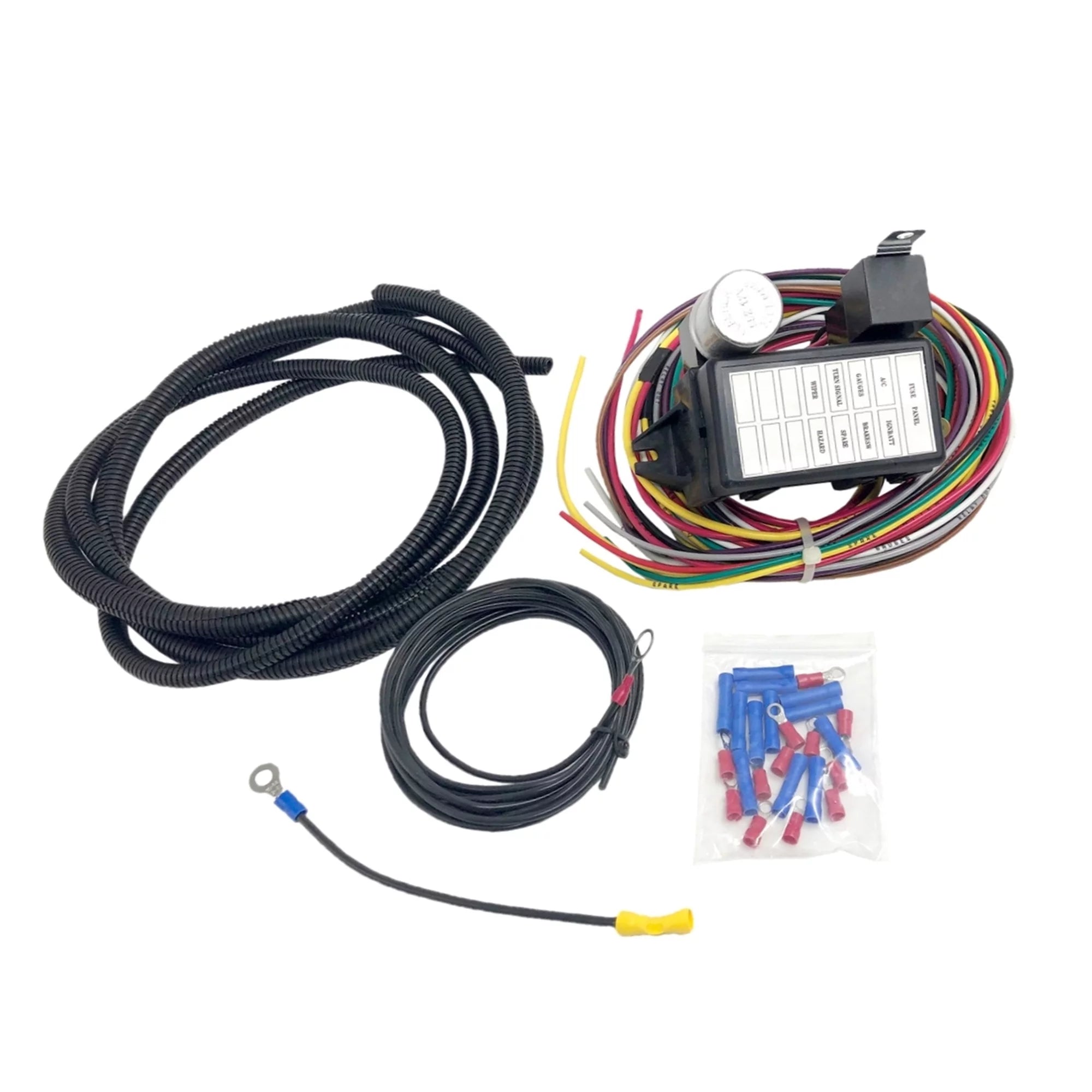 10 Circuit 8 Fuses Basic Wire Harness Fuse Box 12V F17021