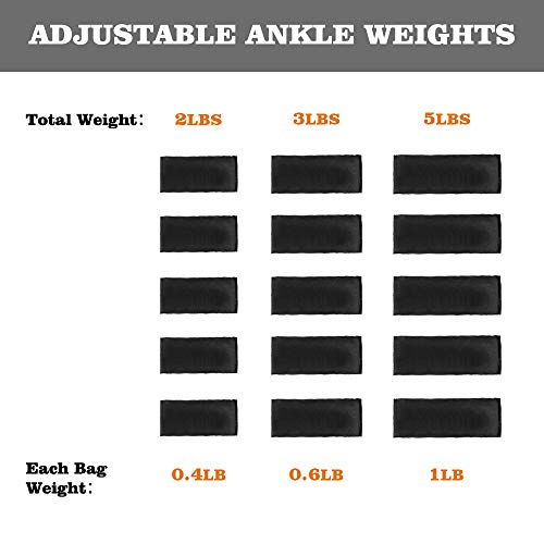 1 Pair Adjustable Ankle Weights F87789