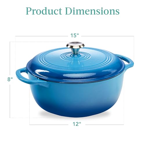 6 Quart Enamel Cast-Iron Round Dutch Oven J915599