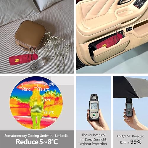 Compact Mini Umbrella with Case C10011