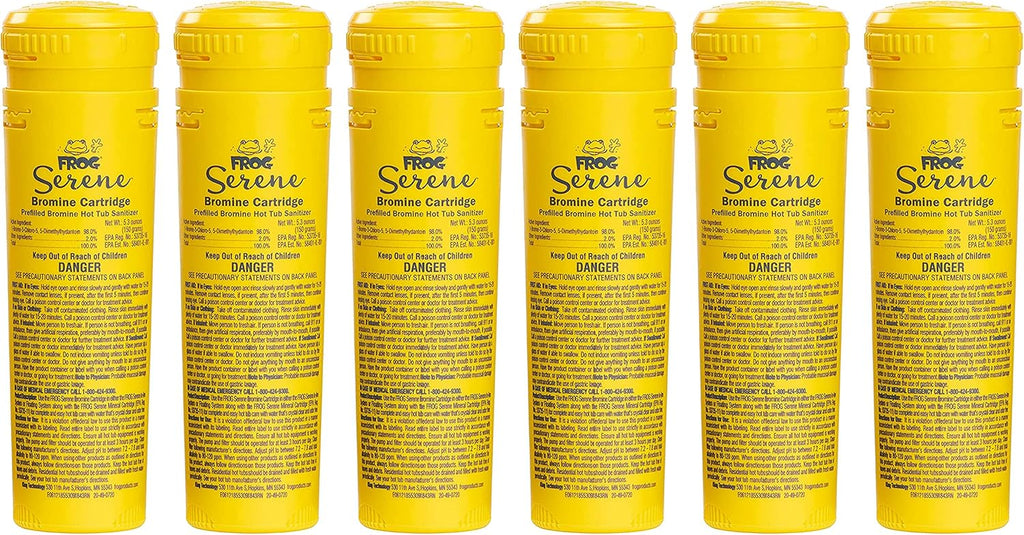 Bromine Replacement Cartridges for Hot Tubs, 150 Grams U297