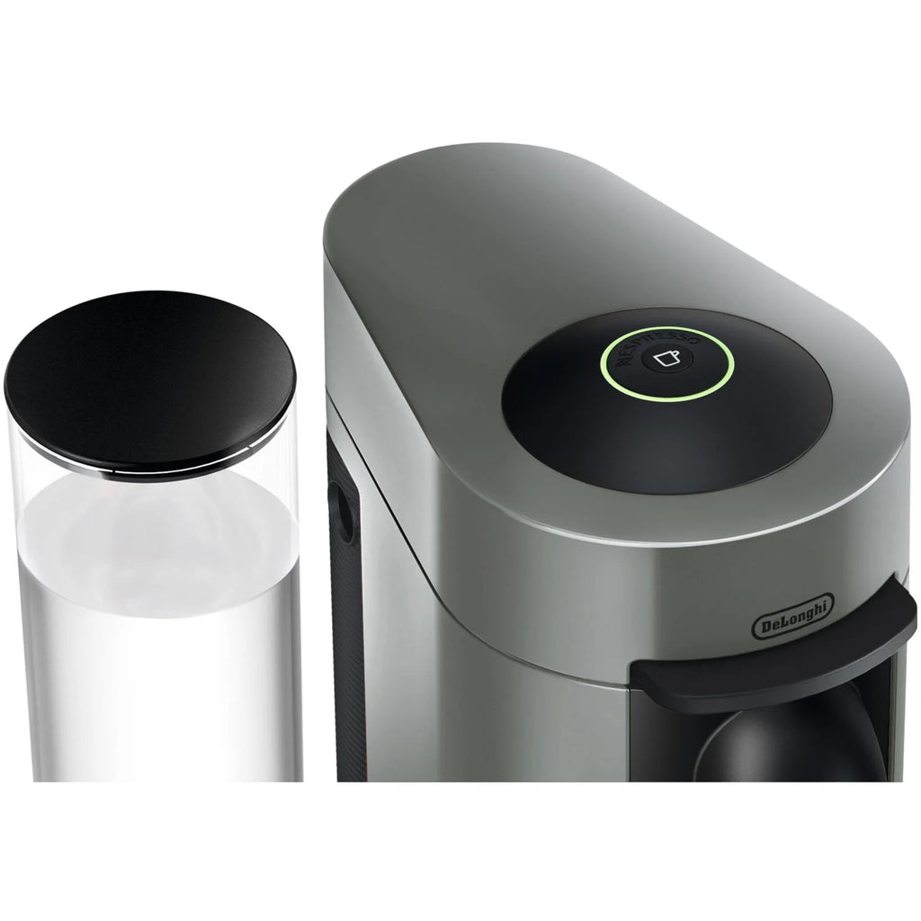 Gray Coffee and Espresso Machine with Aerocinno V4267