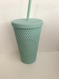 16 oz Mint Green Tumbler Cold Cup Q930