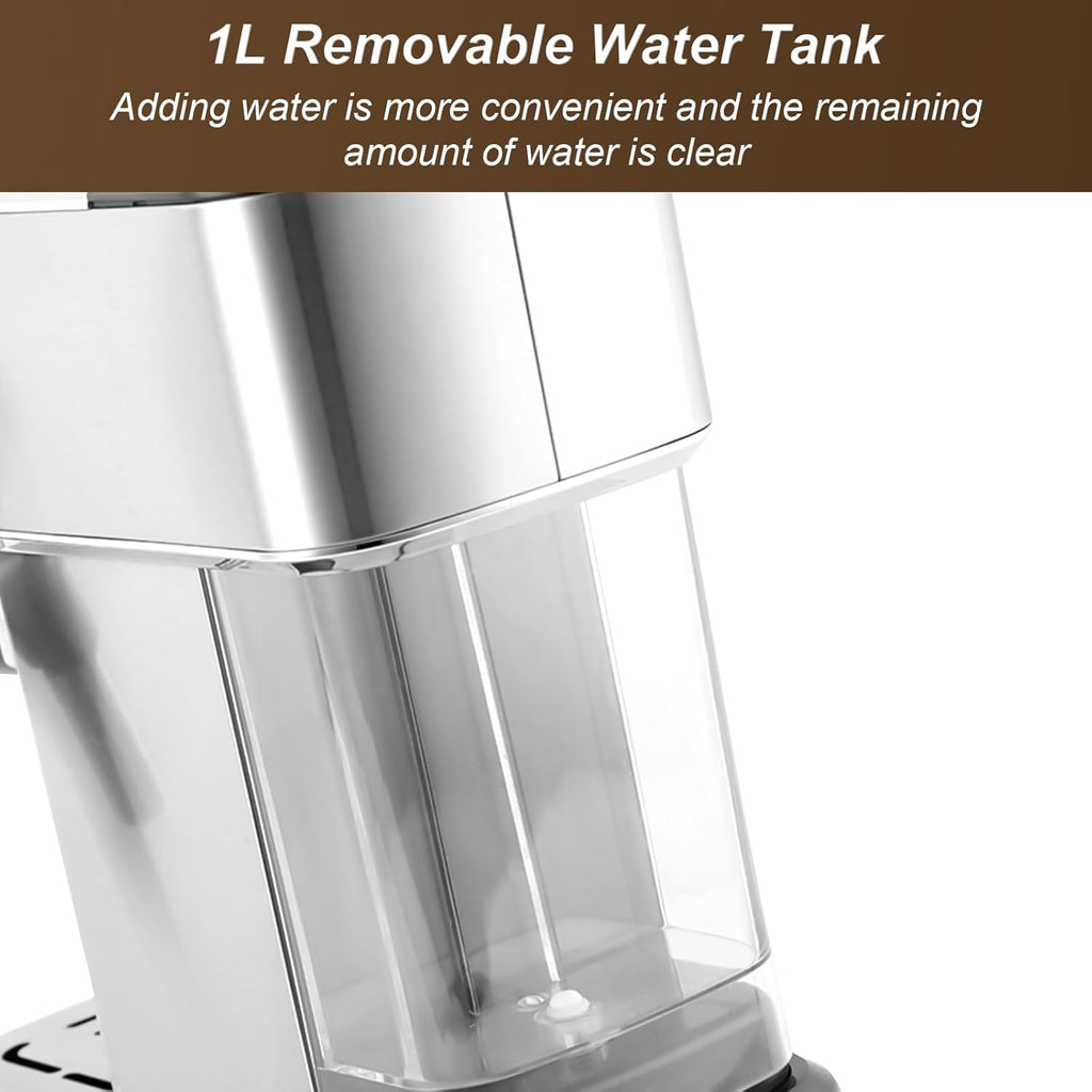 15 Bar Espresso Machine with Milk Frother Steamer H42168
