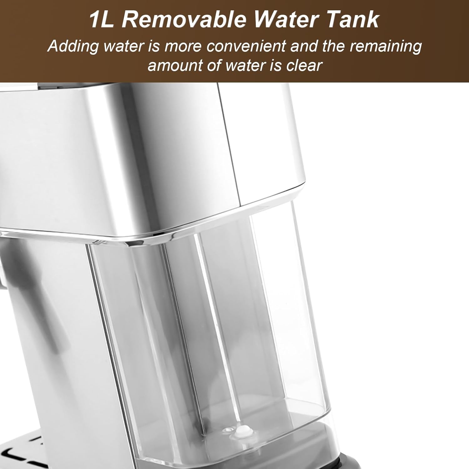 15 Bar Espresso Machine with Milk Frother Steamer H42168