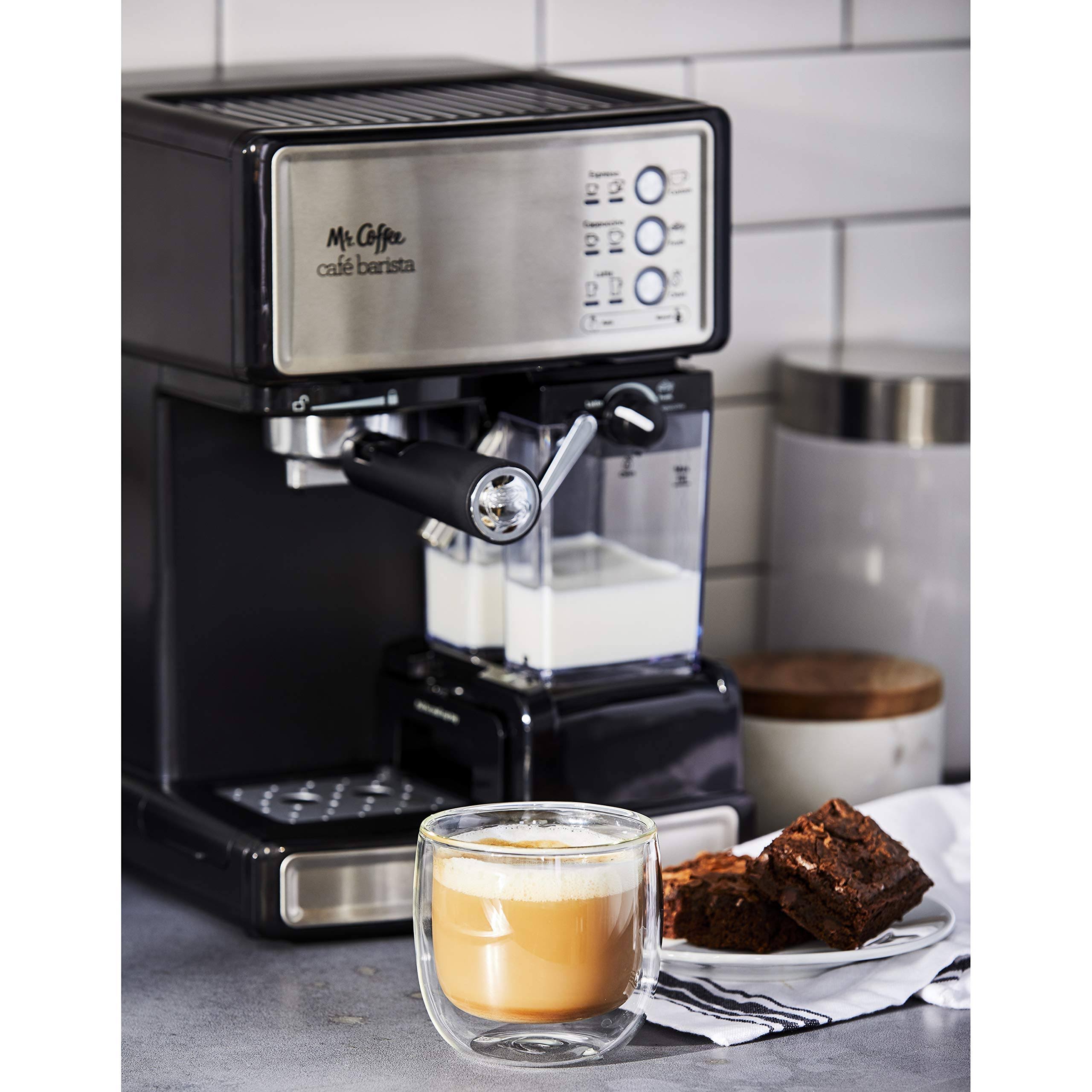 Silver Espresso and Cappuccino Maker M1428