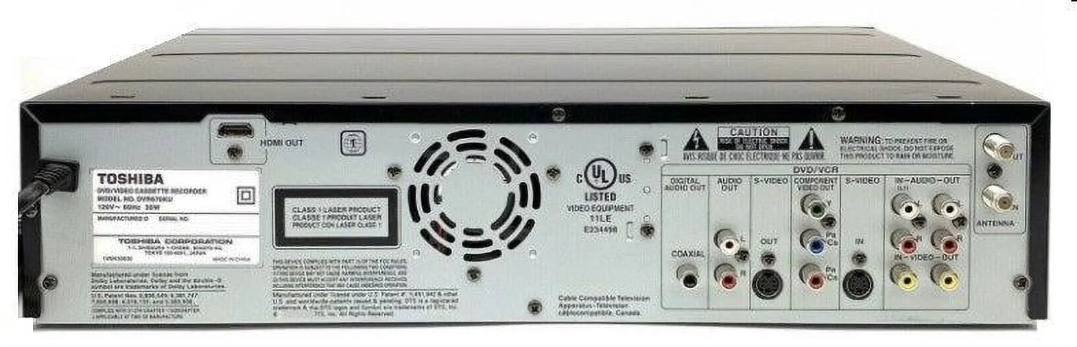DVD Recorder VCR Combo U140557