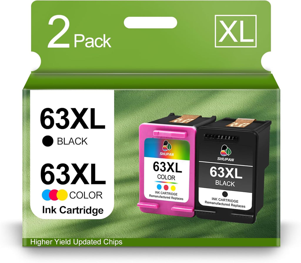 63XL Black and Color Ink Cartridge Combo Pack K9706
