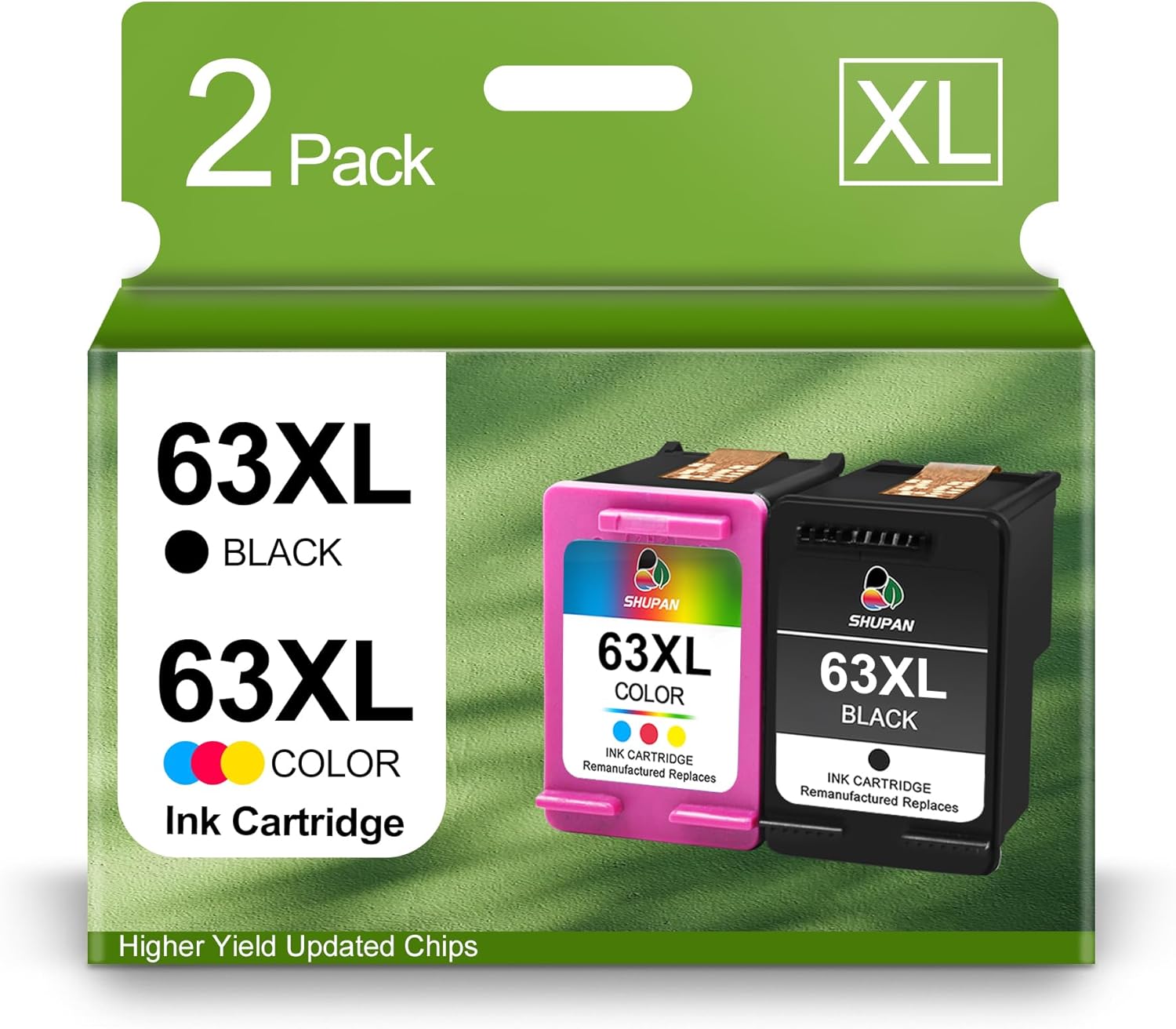 63XL Black and Color Ink Cartridge Combo Pack K9706