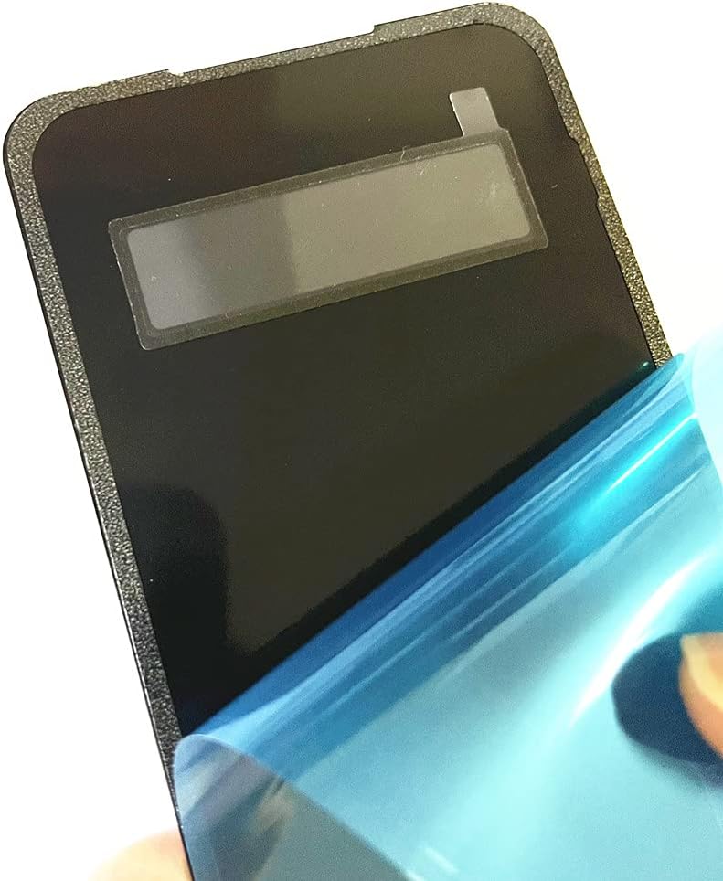 Black Front Glass Replacement with Pre-Installed Tape Parts Back Glass for LG V60 ThinQ Dual Screen H58219