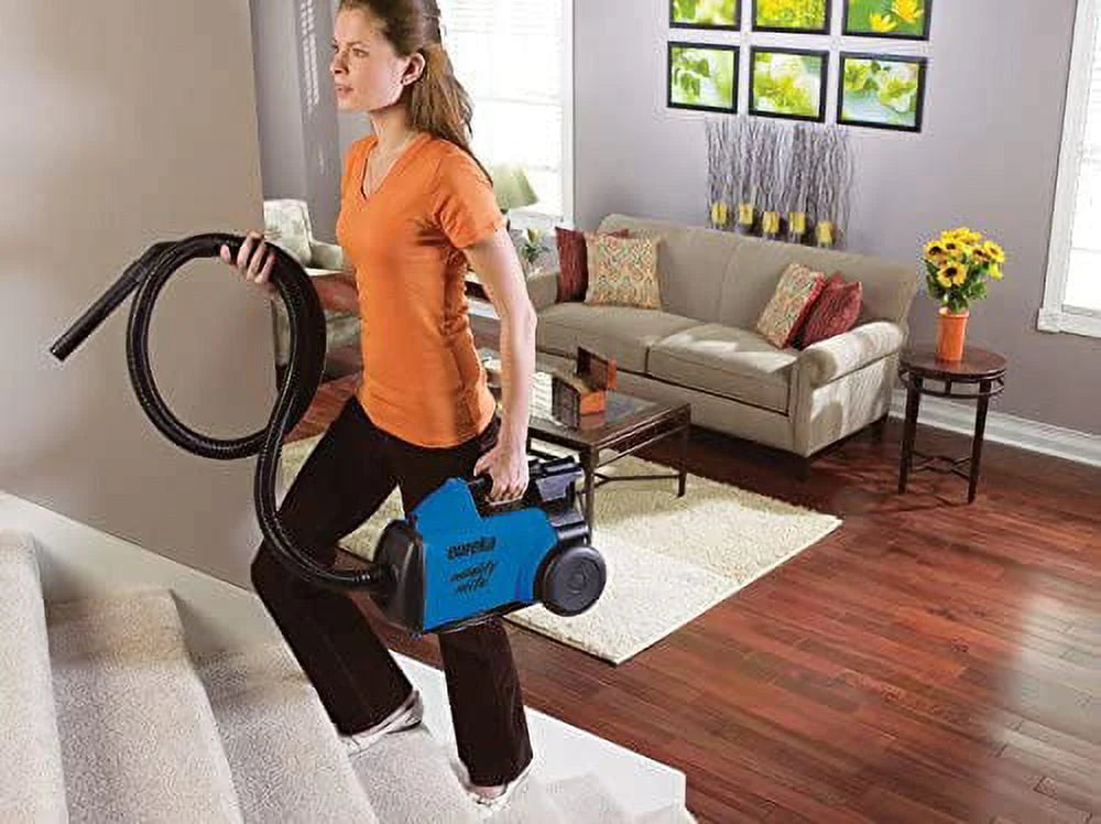 Blue Canister Vacuum Cleaner with 2 Bags C11797