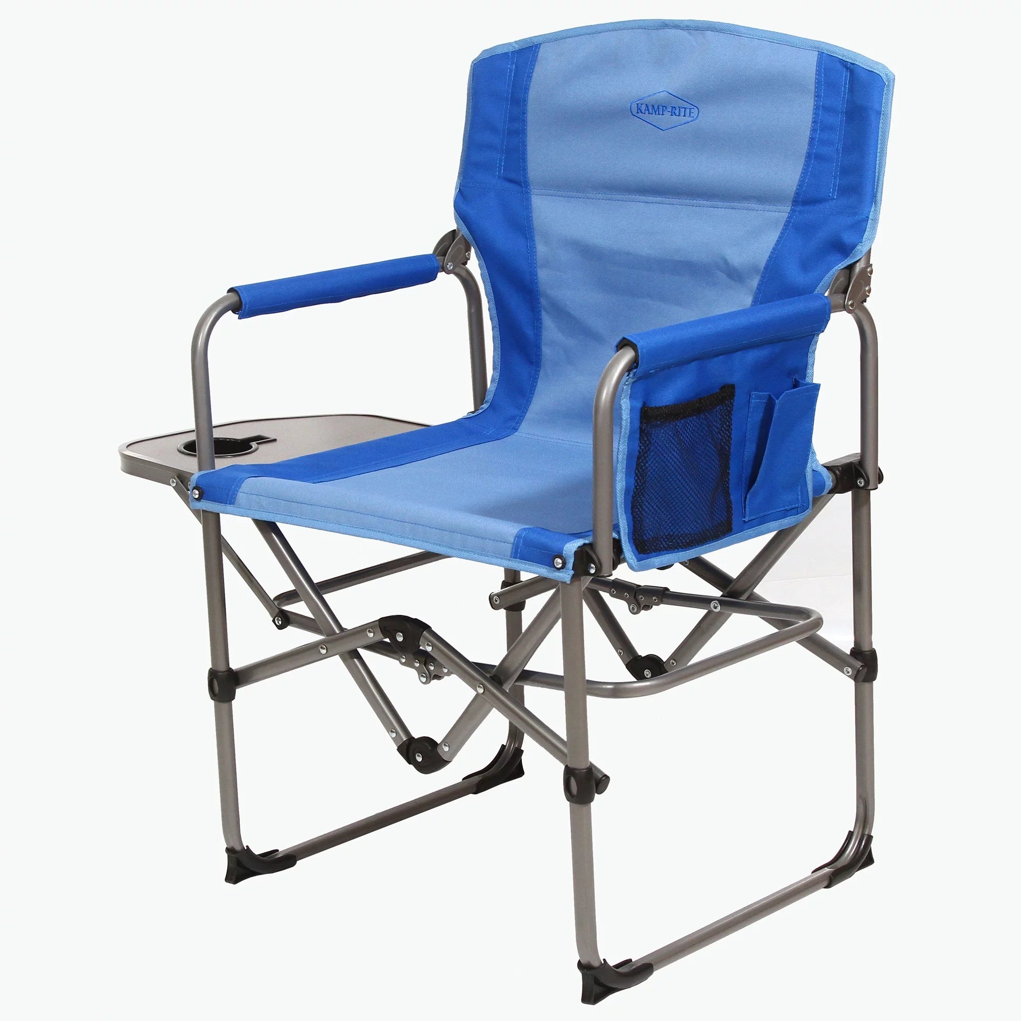 Outdoor Camping Folding Director's Chair with Side Table F9510