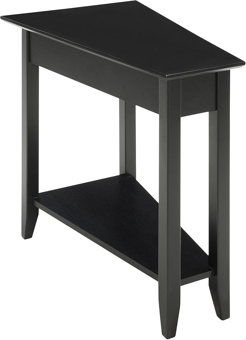 Black Wedge End Table P681