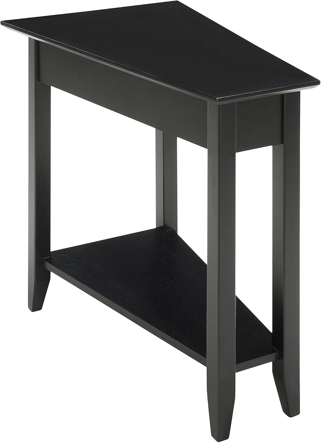 Black Wedge End Table P681