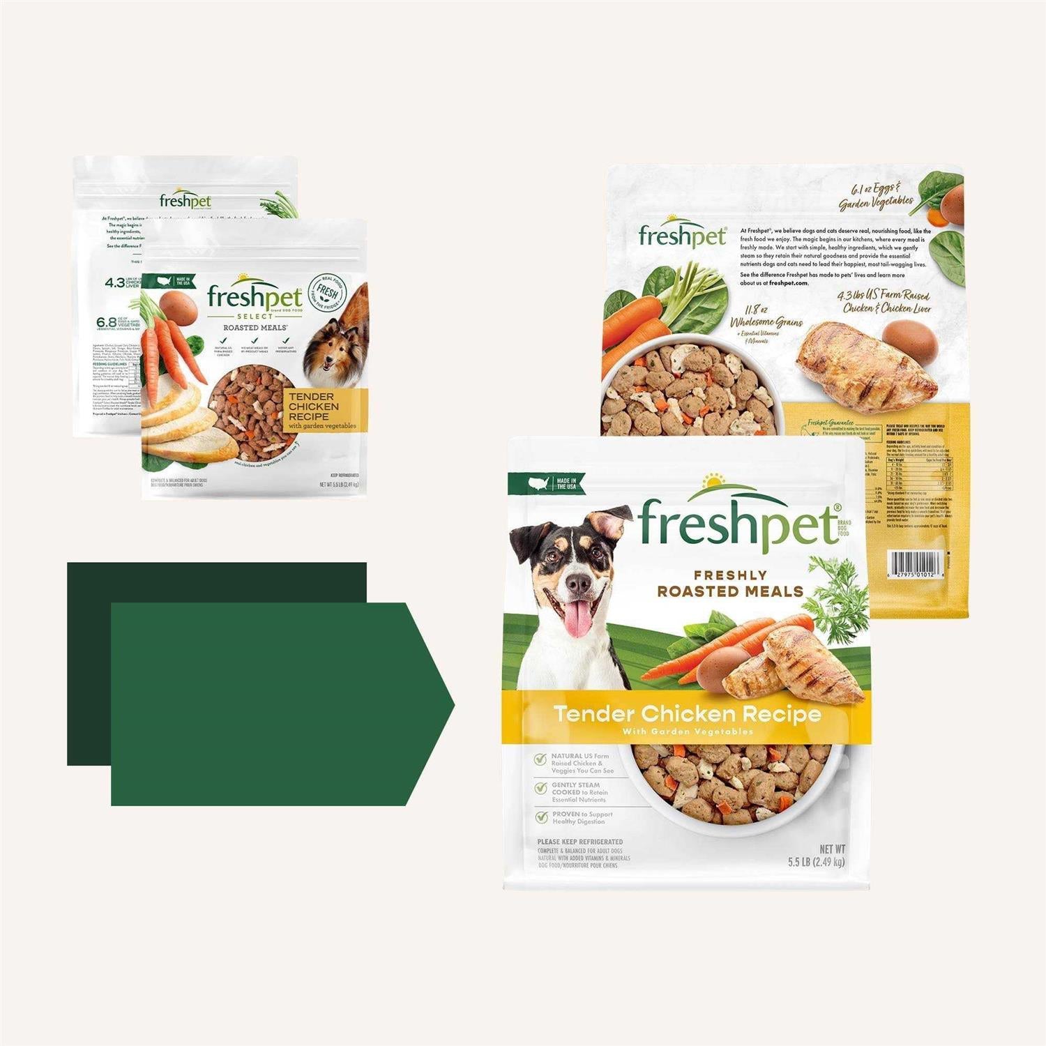 Freshpet Select Dog Food Tender Chicken Recipe P677