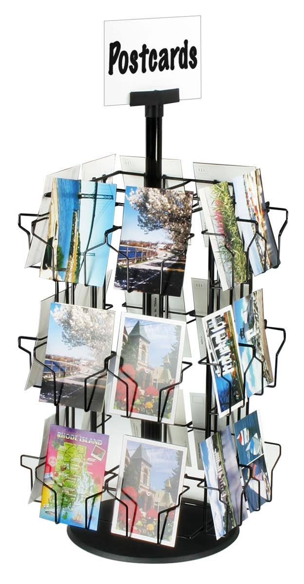 Post Card Stand with 24 Pockets W6093