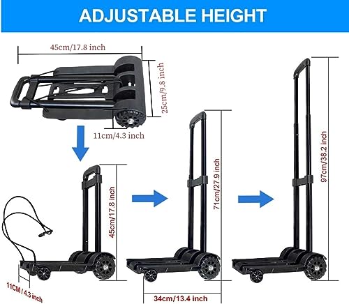 Black Folding Hand Truck L231