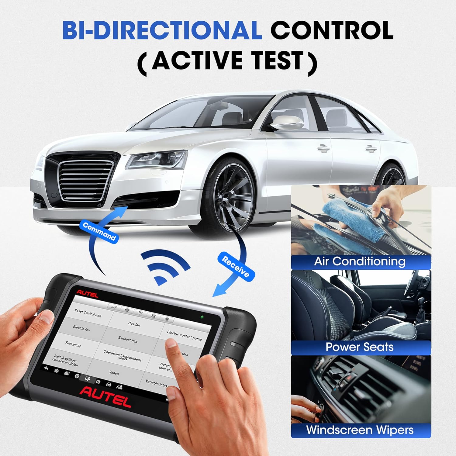 OBD2 Diagnostic Scanner with Bi-directional Control E825
