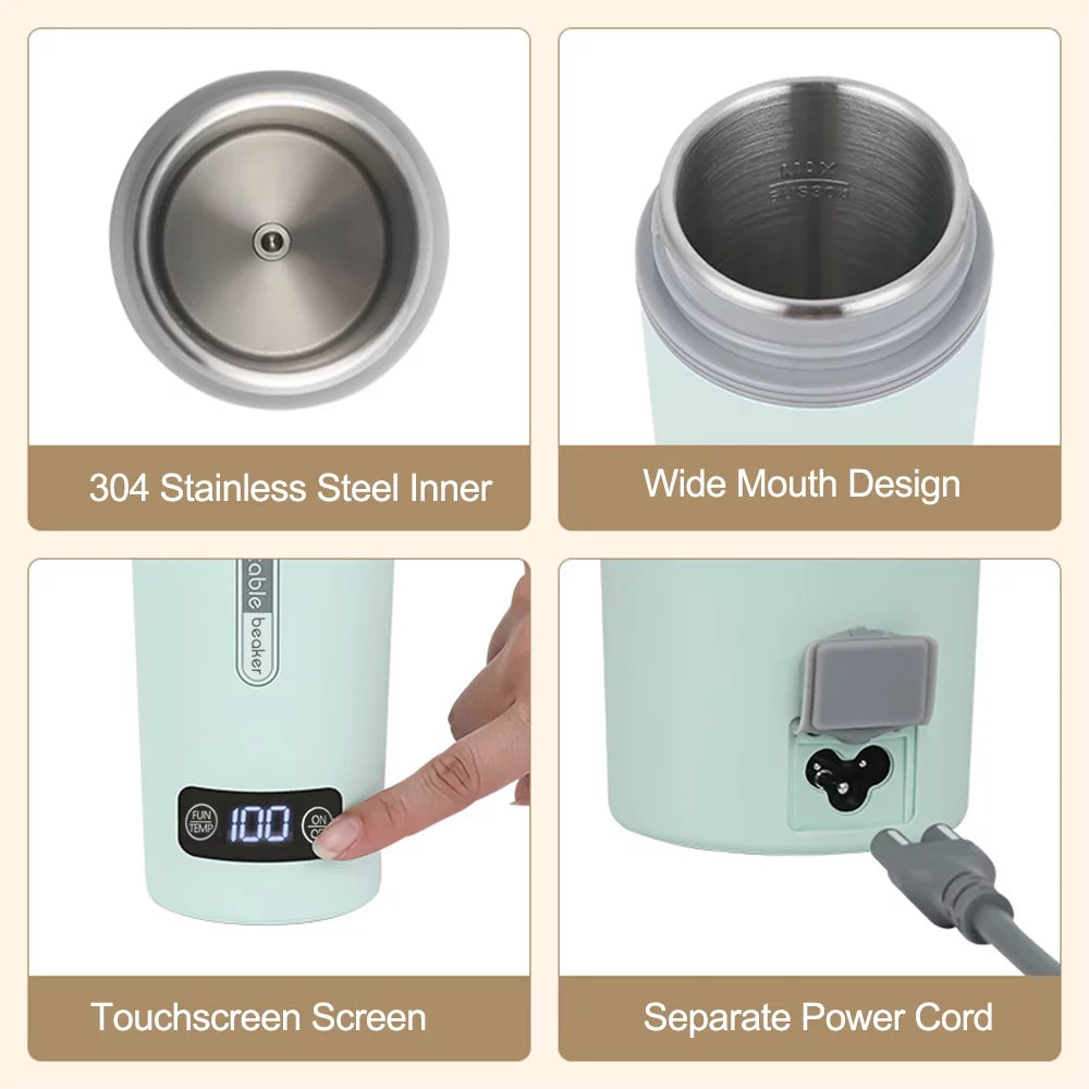 Stainless Steel Portable Electric Kettle, 350ml O86959