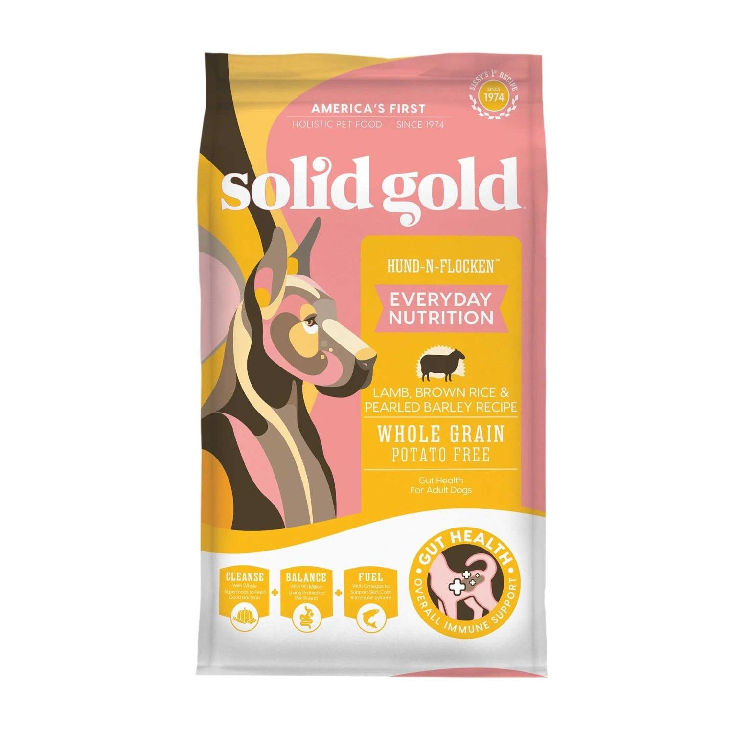 Solid Gold Hund-N-Flocken Dry Dog Food Lamb R5201