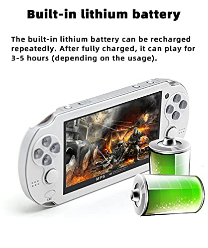 Handheld Game Console 4.3 inch Double Joystick 8GB 2200 Retro Game Portable Black A761033