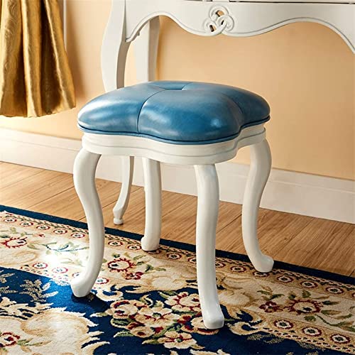 Upholstered Solid Wood Vanity Stool E5364