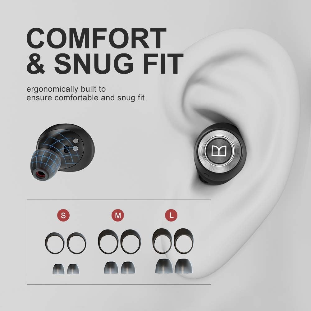 Wireless Earbuds with Bluetooth 5.0 and Built-in Mic T622