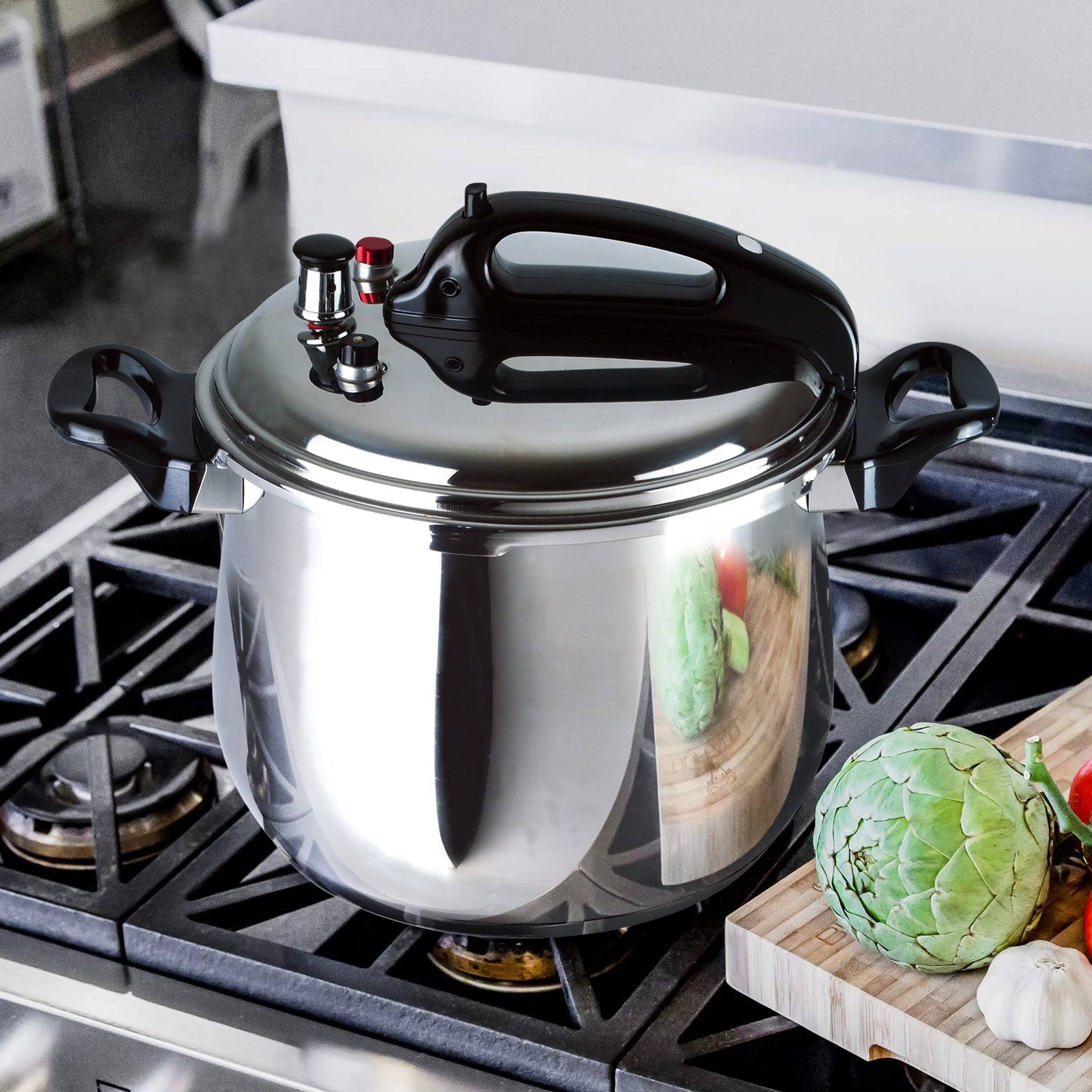 Stainless Steel 9.5 Quart Pressure Cooker A3972