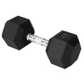 Chrome Hex Dumbbells 5-50 LBS Single V106188