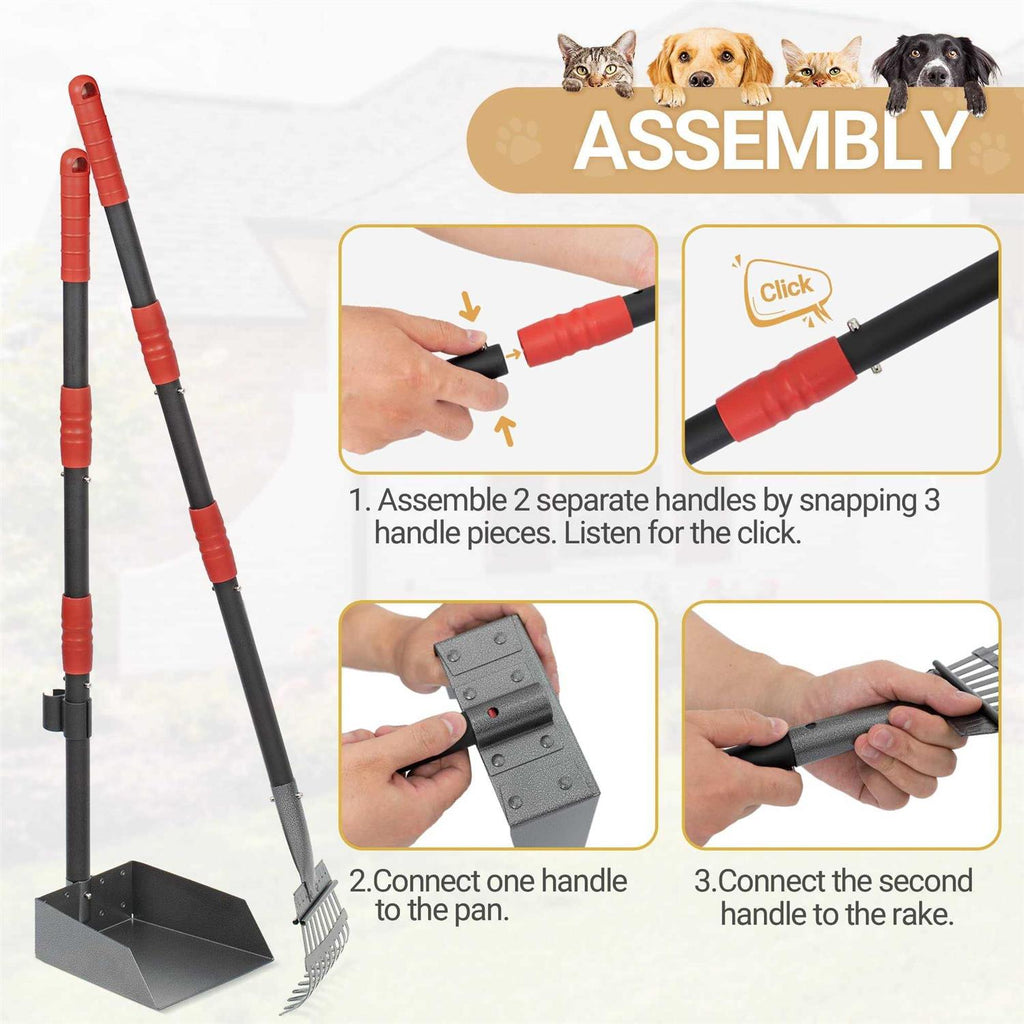 Dog Pooper Scooper and Rake Set Q850369