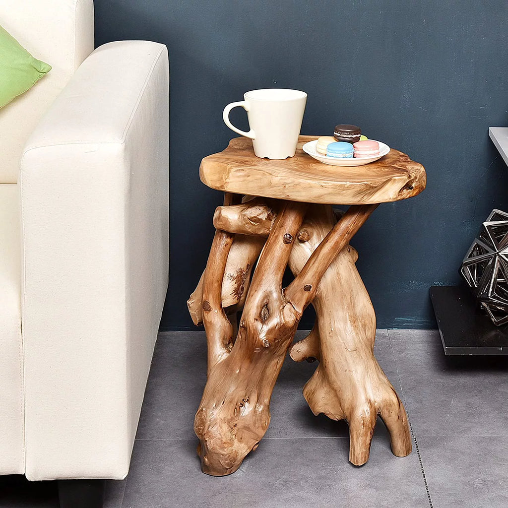 Tree Stump Side Table, 19" Tall W523842