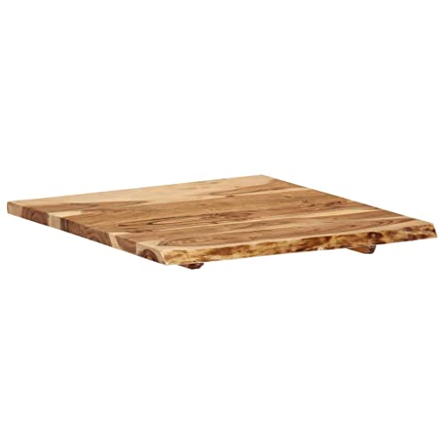 Solid Acacia Wood Table Top 22.8" x(19.7"-23.6") x1 H165