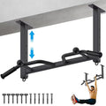 32" Ceiling Mounted Heavy Duty Pull Up Bar with Punching Bag Hanger and Resistance Bands Q7884
