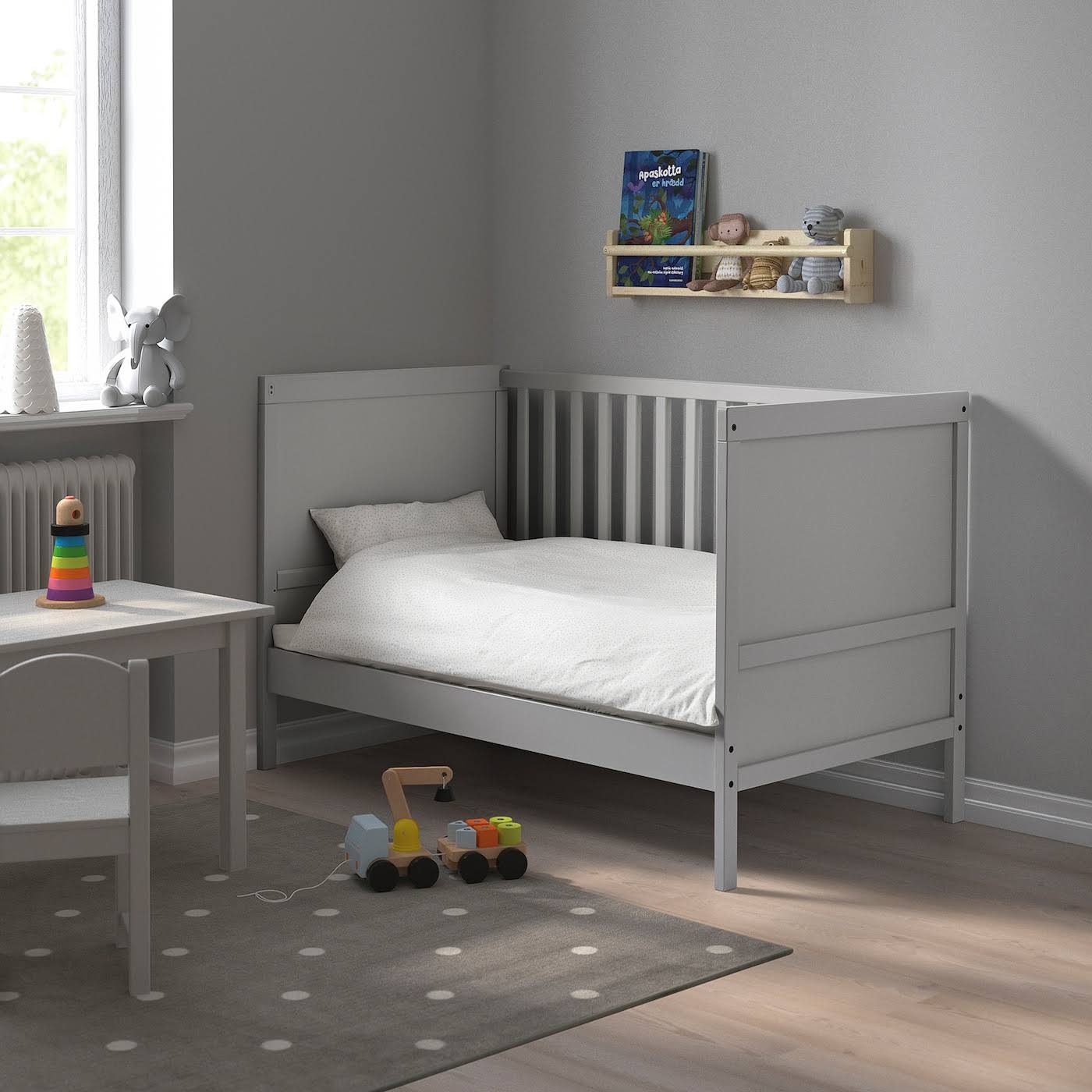 Gray Crib R1689