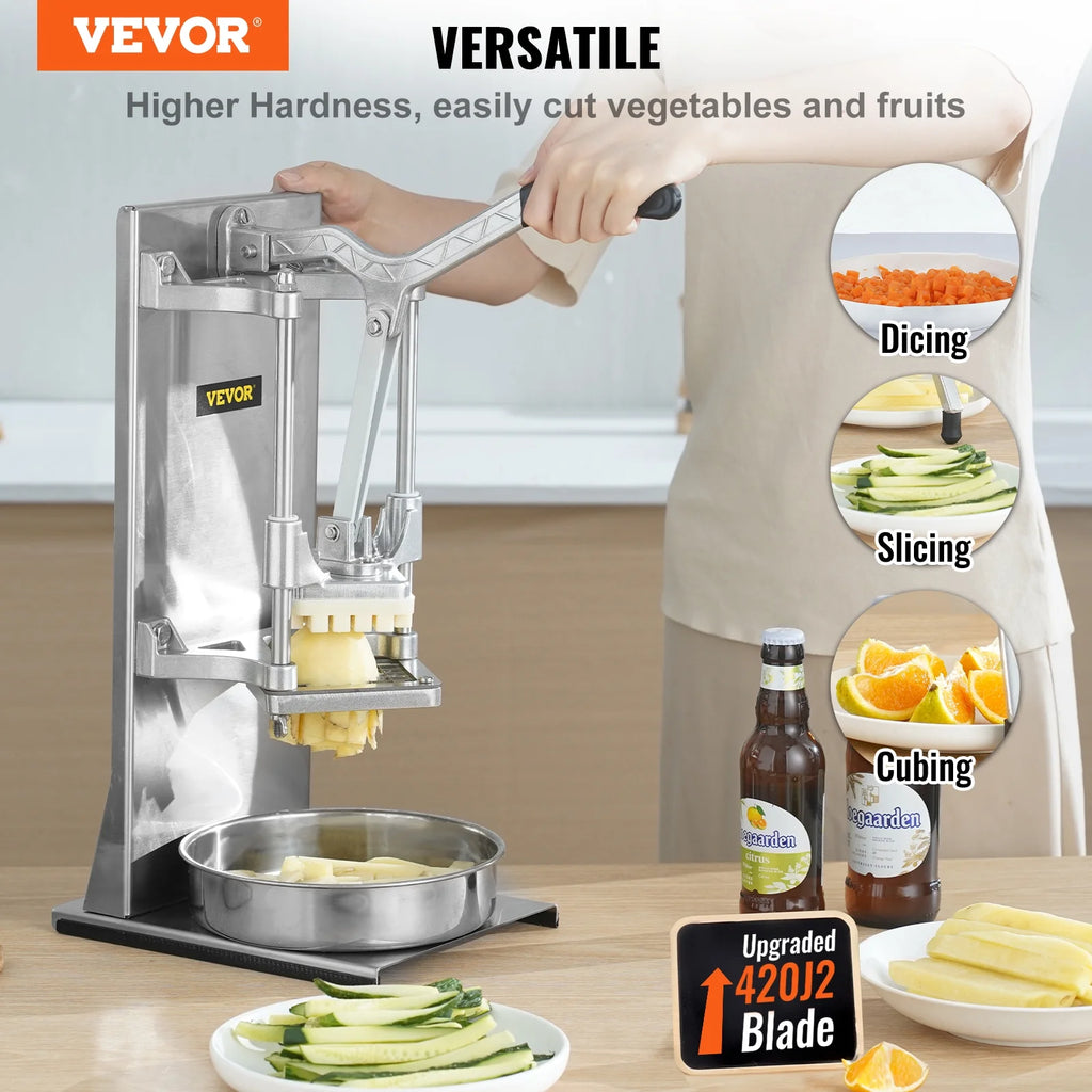 Commercial Vegetable Dicer French Fry Cutter with 4 Blades T849