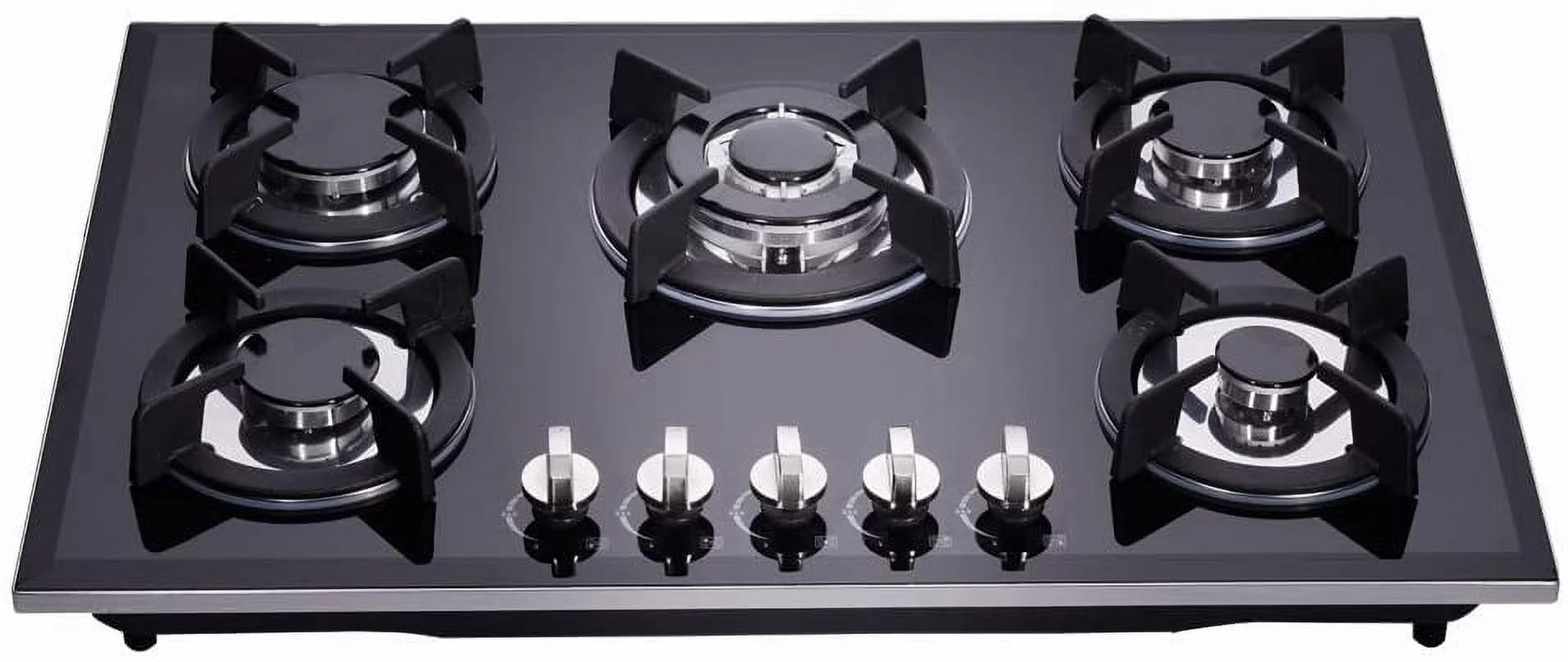 30 inch Gas Cooktop Tempered Glass 5 Burners Stove Top R901
