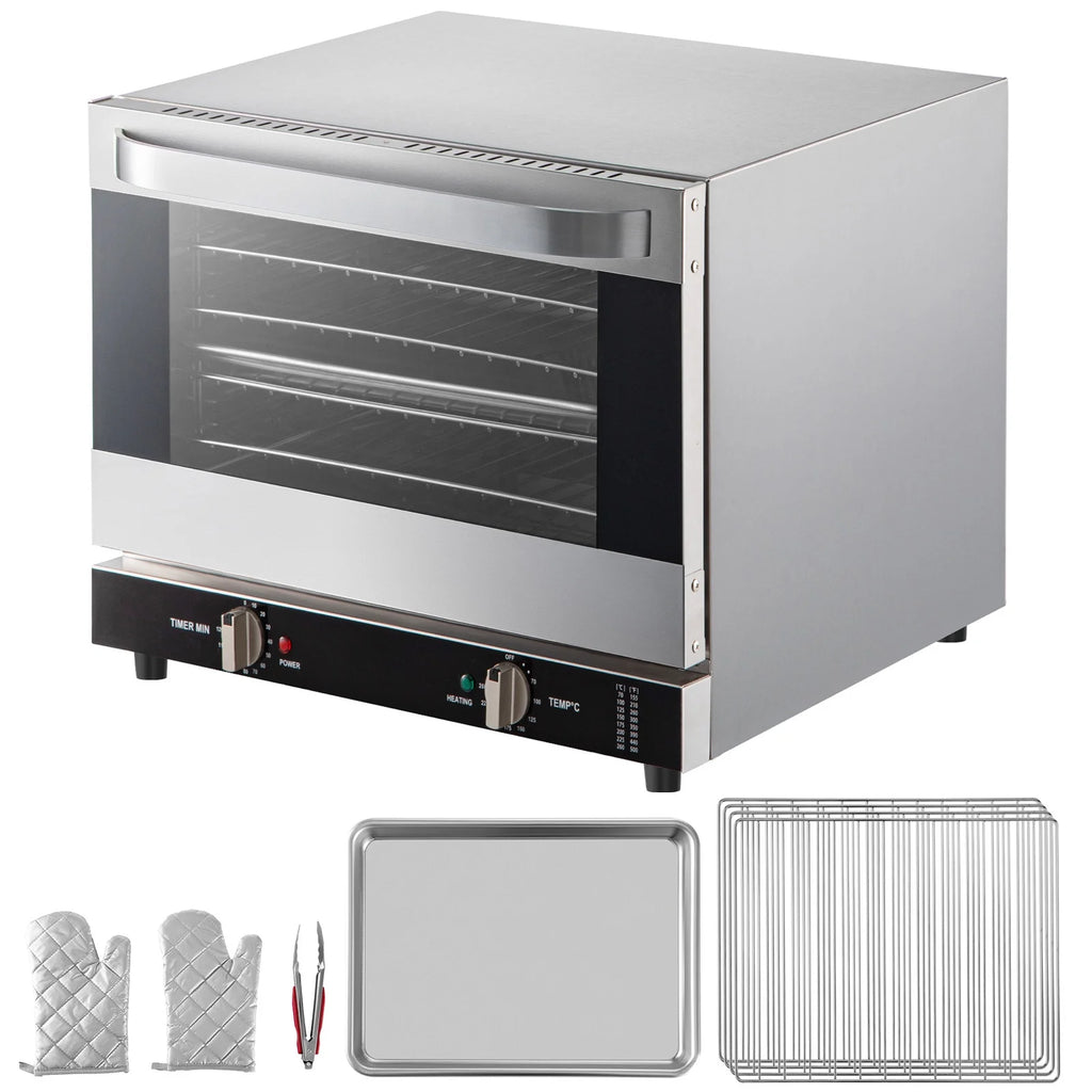 Commercial Convection Oven, 66L, 1800W, 4-Tier N262581