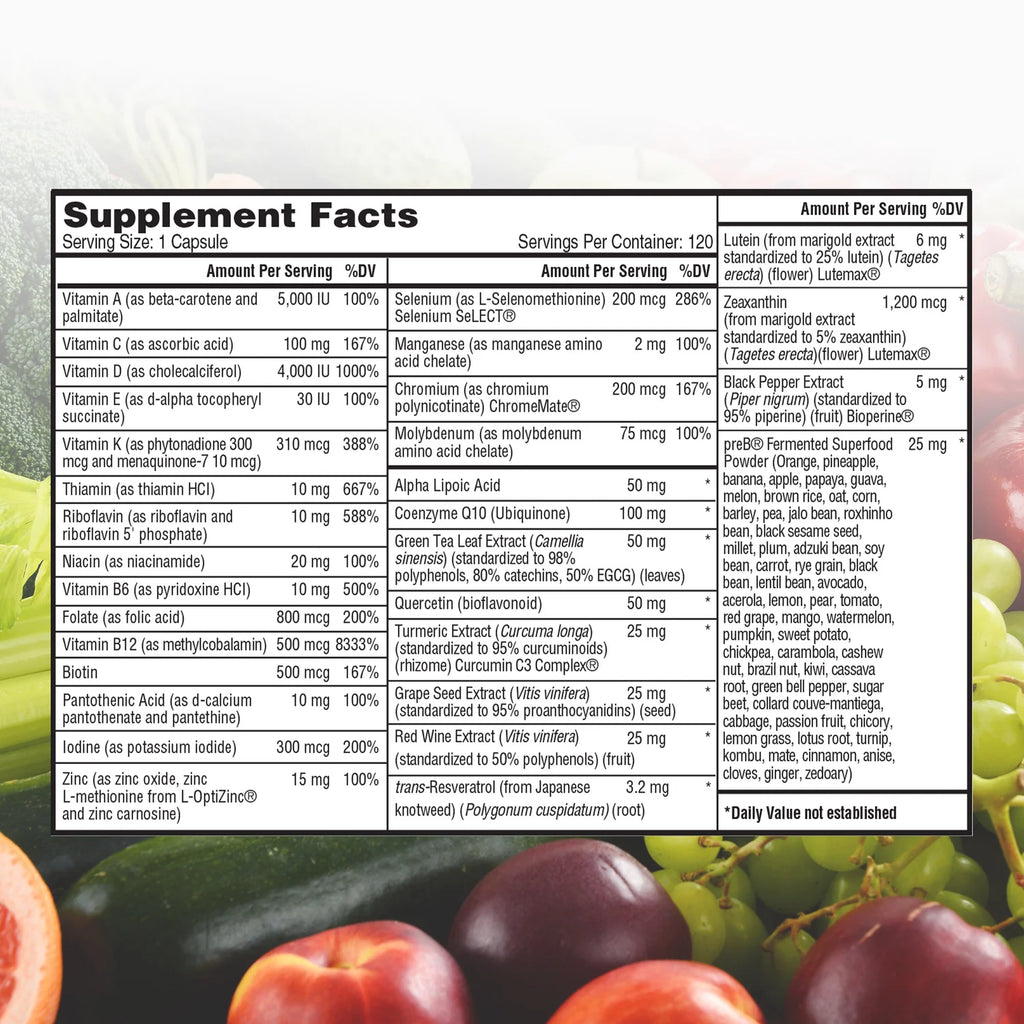 2 Packs Multivitamin, 120 Vegetarian Capsules N151231