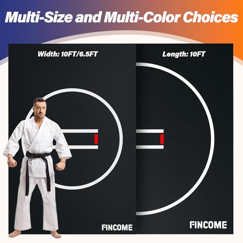 10' x 10' Black Wrestling Mat O5065