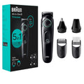 5-in-1 Trimmer for Men with Beard Trimmer, Ear & Nose Trimmer, Hair Clippers, Black Y3571