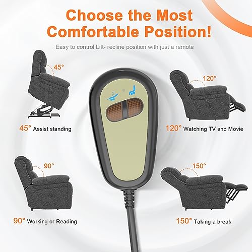 Super Oversized Lift Recliner with Massage and Heat Y58118