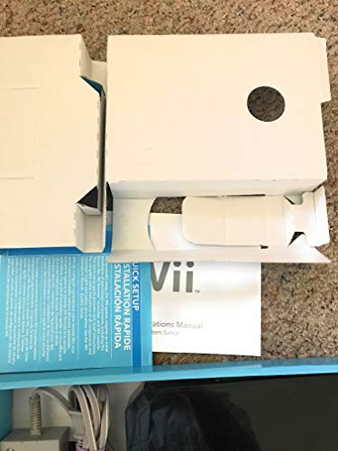 White Wii Console with Mario Kart Wii Bundle F115