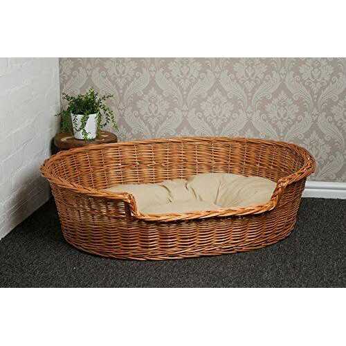 Wicker Dog Bed Basket L4401